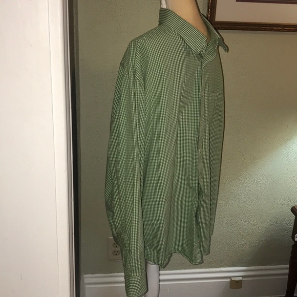 Izod Men’s Long Sleeve Gingham Shirt 2XL - Picture 3 of 7